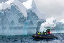 Zodiac Cruising in Antarctica
