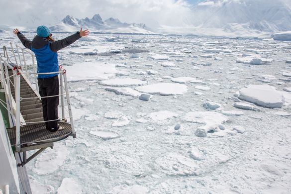 Aboard the Polar Pioneer in Neumayer Channel