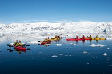 Kayaking in Antarctica