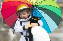 Harry Davidson (4) enjoys the extreme environments at Dynamic Earth