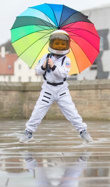 Harry Davidson (4) enjoys the extreme environments at Dynamic Earth