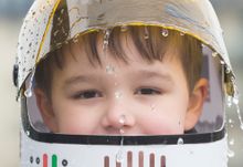 Harry Davidson (4) enjoys the extreme environments at Dynamic Earth