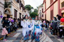 Parade through Macao, Latin City