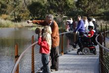 Enjoy a ranger guided walk at Tidbinbilla Nature Reserve.