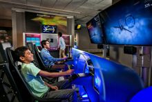 Head to Above and Beyond at Questacon during the school holidays.
