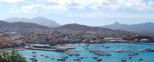 Mindelo harbour , Sao Vicente