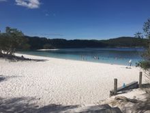 Lake McKenzie - one day after the storm