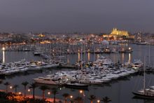 Palma de Mallorca by night