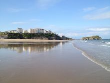 Tenby South Beach and St Catherine's Island