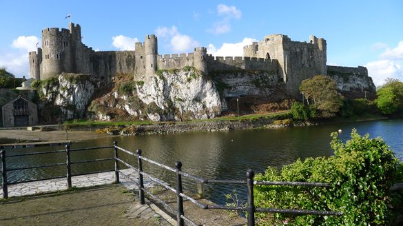 View of Pembroke Castle from Ty Olive View of Pembroke Castle from Ty Olive