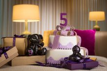 Conrad Macao 5th Anniversary bear and duck.
