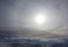 Sunrise over the Zagros mountains in Iraqi Kurdistan on an adventure travel expedition with Secret Compass