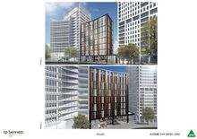 An artist's impression of the 800 bed super youth hostel 