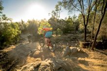 Riders enjoy the new Vapour Trail at Stromlo Forest Park