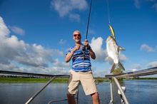 Fishing at Yellow Water Billabong, Kakadu