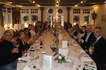 LUX ZRH dinner at Zunfthaus zur Waag, in Zurich Old Town