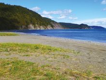 Martin Head Beach on the Fundy Footpath. 