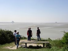 View of the Bay of the Mont-Saint-Michel