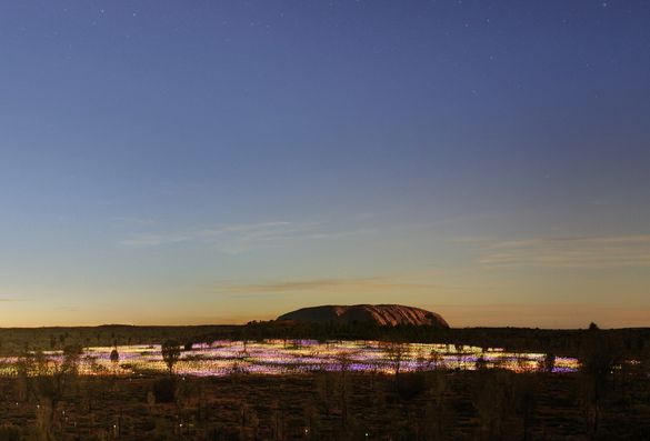 Bruce Munro's Field of Light Uluru