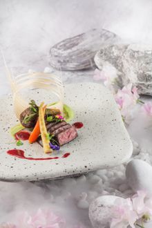 NOBU InterContinental Hong Kong (Yayoi Spring Equinox Omakase)- A5 JAPANESE WAGYU NORI BLACK GARLIC MISO 