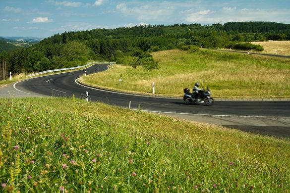 Mit dem Motorrad durch die Eifel