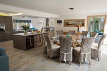 The living area at Bridleway House, Salcombe