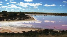 Pink Lakes at Murray Sunset National Park