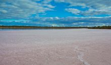 Pink Lakes at Murray Sunset National Park