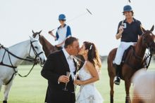 Wedding ceremony at Palm Beach International Polo Club