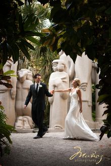 Happy Couple at Ann Norton Sculpture Garden