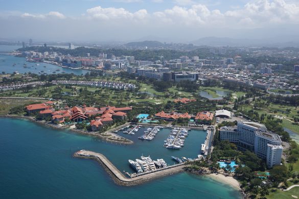 Sutera Harbour Aerial View Sutera Harbour Aerial View