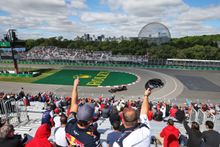 Fans watching the Canadian Grand Prix in 2016