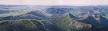Green Cauldron Panorama showcases the Wollumbin Mt Warning Caldera in northern NSW