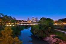 Houston Skyline from Buffalo Bayou Park