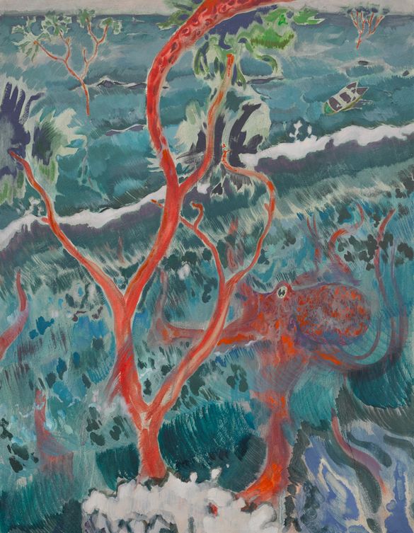Michael Armitage, The Octobpus's Veil 2016