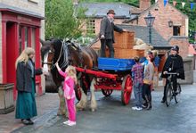 Family days out at Blists Hill Victorian Town,near Ironbridge
