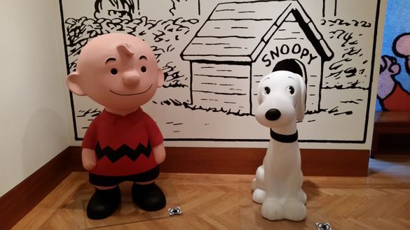 Charlie Brown, Snoopy and the rest of the Peanuts gang welcome families to the Charles M. Schulz Museum.