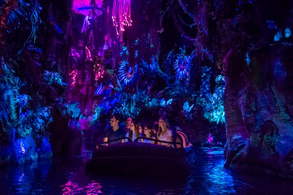 One of several major openings in Orlando this summer, Pandora - The World of Avatar at Disney's Animal Kingdom will bring a variety of new experiences to the park, including a family-friendly attraction called Na'vi River Journey, pictured here.