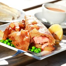 Kilnsey Park's fish and chips with a twist 