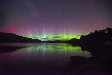 Since 2013, astronomer Dr Ian Griffin has seen the Aurora Australis more than 150 times over New Zealand’s lower South Island. This vivid display was taken in Dunedin. 