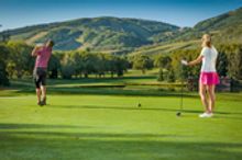 Teeing off in Park City