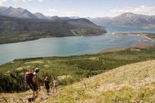 Carcross, Yukon, viewed from Nares Mountain