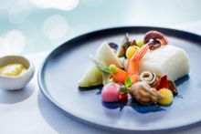 Rech by Alain Ducasse - Wild Cod Aioli (landscape) ©Pierre Monetta
