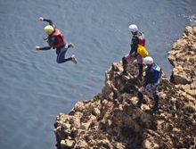 Coasteering in Guernsey 