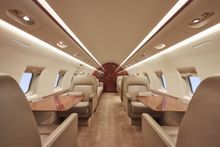 Possible Interior of one of the private jets proposed by JetClass for business flight