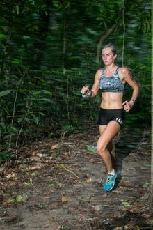 Harriet Brown, first runner-up for the Invited category on the jungle trail
