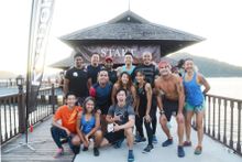 Reebok athletes from Australia, Singapore, Indonesia and Malaysia at the starting line. 
