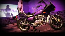 Purple Rain motorcycle inside Paisley Park Museum in Chanhassen, Minn.