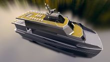 An artist's impression of the exterior of the new Gordon River Cruises vessel