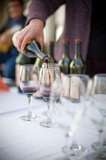 Wine selection at Dolphin Bay Resort & Spa